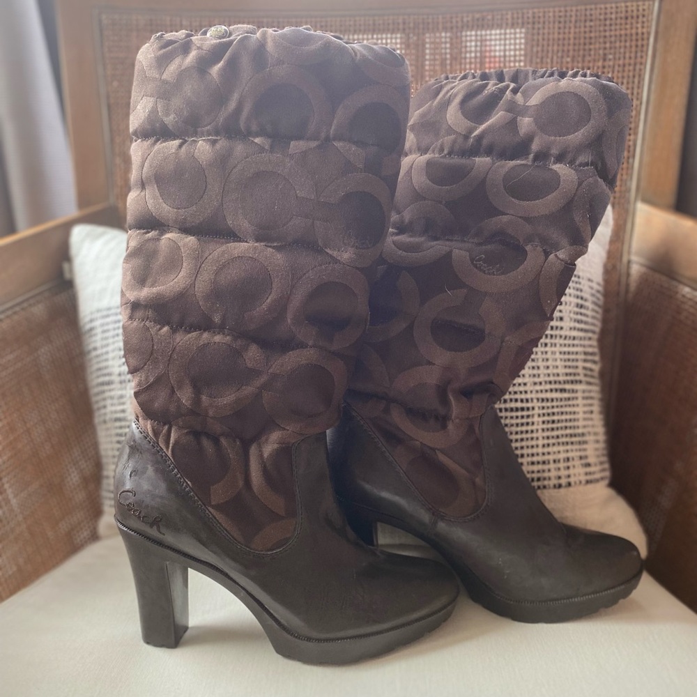 Coach snow boots